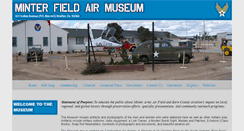 Desktop Screenshot of minterfieldairmuseum.com